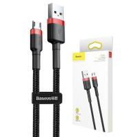 USB-A to microUSB Cable Baseus Cafule 18W 2.4A 2m Red in Blister