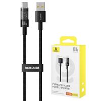 USB-A to USB-C Cable Baseus Gem 100W 5A 1m Black P10373002111-00 in Blister