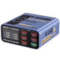 Desktop Charger Sunshine SS-304Q 30W 3.5A 6 x USB-A Blue in Blister