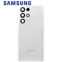 Samsung Galaxy S22 Ultra S908B Back Cover + Camera Glass White Service Pack