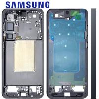 Samsung Galaxy S25+ S936 Middle Frame + Side Key Blue Black Service Pack