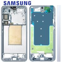 Samsung Galaxy S25+ S936 Middle Frame + Side Key Icy Blue Service Pack