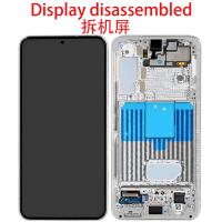 Samsung Galaxy S22 S901 Touch + Lcd + Frame White Disassembled Grede B