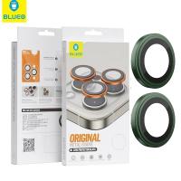 Blueo Original Metal Frame Lens Protector Glass iPhone NPB27-17 Green In Blister