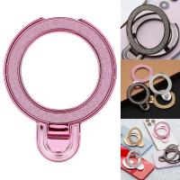 Phone Stand CIRCLE GLITTER - Stick-On - Pink In Blister