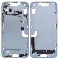 iPhone 14 Plus Middle Frame + Side Key Dissembled Blue Grade A Original