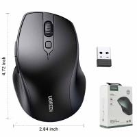 Wireless Mouse UGREEN MU101 4000DPI BT / Wi-Fi Black in Blister