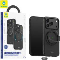 Blueo Armor Aramid Fiber Magnetic Case with 360 Stand BL054 For iPhone 17 Pro Max