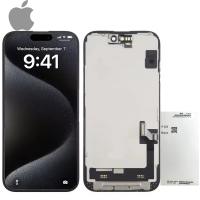 iPhone 16 Plus Touch + Lcd + Frame Black Service Pack