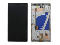 nokia lumia 930 touch+lcd+frame white