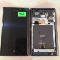 nokia lumia 925 touch+lcd+frame black