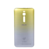 asus zenfone 2 ze550ml ze551ml z00ad back cover yellow silver