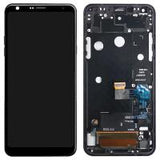 LG Q7 LMQ610EM touch+lcd+frame black mono sim