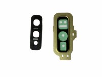 samsung galaxy s10e g970f camera glass+support yellow