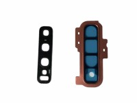 samsung galaxy s10 plus g975f camera glass +support pink