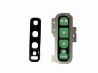 samsung galaxy s10 plus g975f camera glass +support silver