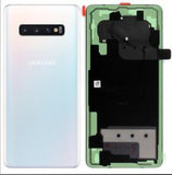 samsung galaxy S10 plus G975f back cover+camera glass prism white original