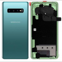 samsung galaxy S10 plus G975f back cover+camera glass prism green original