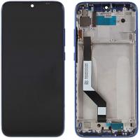 xiaomi redmi note 7 touch+lcd+frame blue