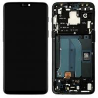 One Plus 6T 1+6T Touch+Lcd+Frame Black