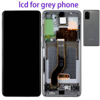 Samsung Galaxy S20 Plus G985 G986 Touch+Lcd+Frame Grey Service Pack