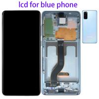 Samsung Galaxy S20 Plus G985 G986 Touch+Lcd+Frame Nuvola Blue Service Pack