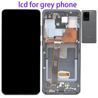Samsung Galaxy S20 Ultra 5G G988 Touch+Lcd+Frame Grey Service Pack