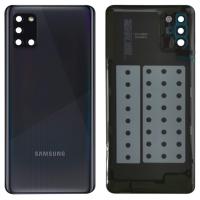 samsung galaxy a31 a315 back cover+camera glass black original
