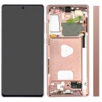 Samsung Galaxy Note 20 N980 N981 Touch+Lcd+Frame Brown Service Pack
