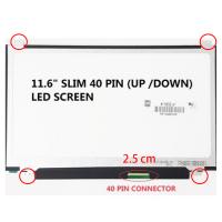 computer led 11.6 " side up and down 40 pin lcd display