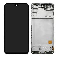 Samsung Galaxy M31s M317 touch+lcd+frame black original Service Pack