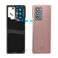 samsung galaxy fold 2 5g f916 back cover+camera glass brwon original