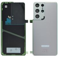 Samsung Galaxy S21 Ultra G998 back cover + camera glass phantom silver original