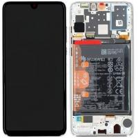 Huawei P30 Lite (Back Camera 24mp Version) Touch+Lcd+Frame+Battery White Service Pack