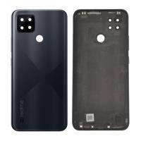 Realme C21 RMX3201 Back Cover+Camera Glass Black Original