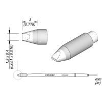 solder jbc  C210022 Cartridge Chisel 1.3 x 0.4