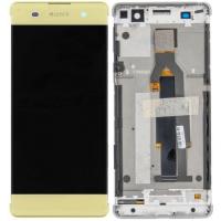 Sony Xperia Xa F3111 F3113 F3115 touch+lcd+frame yellow