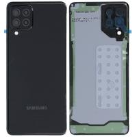 Samsung Galaxy A22 4G A225 Back Cover+Camera Glass Black Original