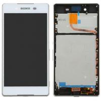 Sony Xperia Z3+ Z3 Plus Z4 E6553 E6533 touch+lcd+frame white