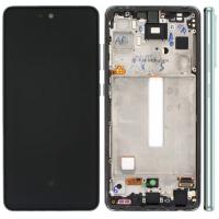 Samsung Galaxy A52s A528 Touch+Lcd+Frame Green Original Service Pack