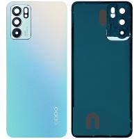 Oppo Reno 6 5G Back Cover+ Camera Glass Blue Original