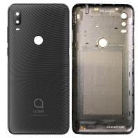 Alcatel 1V 2020 Back Cover+Camera Glass Black Original