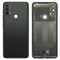 Motorola E40 XT2159-3 Back Cover+Camera Glass Black Original