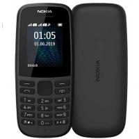 Nokia 105 (2019) 4th Edition Single Sim New Black（ENGLISH VERSION）