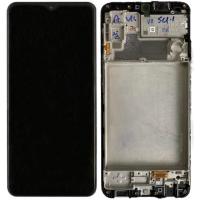 Samsung Galaxy M22 M225 Touch+Lcd+Frame Black Service Pack