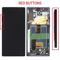 Samsung Galaxy Note 10 Plus N975 Touch+Lcd+Frame Black With Red Button Service Pack