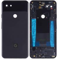 Google Pixel 3A  Back Cover+Camera Glass Black
