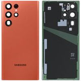 Samsung Galaxy S22 Ultra S908B Back Cover+Camera Glass Red Original