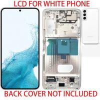 Samsung Galaxy S22 S901B Touch+Lcd+Frame Phantom White Original Service Pack
