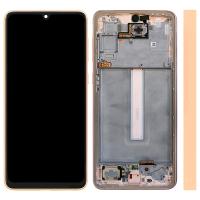Samsung Galaxy A336 A33 5G Touch+Lcd+Frame Awesome Peach Gold Service Pack